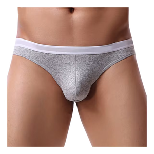 Caleçons classiques gris pour homme, slips string, sous-vêtements personnalisés, boxers pour homme - Product Image 6