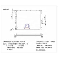 Radiateur POLAR 44036 pour BMW E46/318, fournisseur en gros, références 17119071518, 17111436242, 17119071519, 17117513922, cœur en aluminium