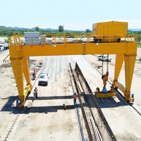 Grue à portique hydraulique de 120 tonnes avec commande PLC pour la construction de ponts et la manutention de charges lourdes