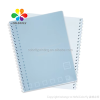 Agenda — livre d'exercice en polypropylène, 96 Pages, 17x22 cm, grands carrés, couverture en plastique, couleurs assorties