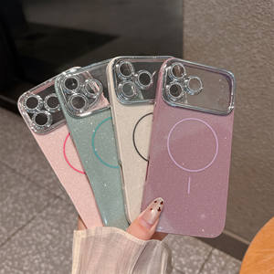 Funda Magnética con Anillo y Purpurina para Apple 17 Pro Max, con Orificios Precisos, Estilo Moderno y Femenino, Antigolpes, Compatible con 11, 15, 16/17/12 - Product Image 3