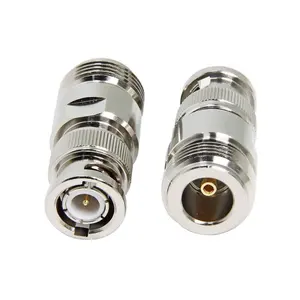 Hersteller liefern Messing Material N Typ Buchse zu BNC-Stecker Stecker RF Koax Koaxial Adapter Konverter Stecker auf Lager