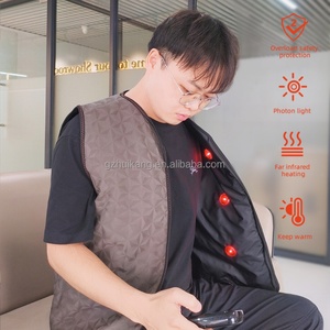 เสื้อกั๊กนวดหลังอินฟราเรดไกลขั้นสูง Fitkang พร้อมระบบทำความร้อนบำบัด-เครื่องนวดตัวแบบพกพา - Product Image 4