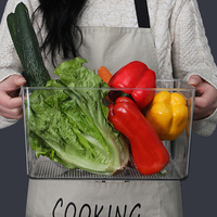 Vente Flash : Réfrigérateur Moderne Simple de Haute Qualité, Nouveau Design, Grande Capacité, en PET Transparent, Sûr pour les Aliments, Préservation de la Fraîcheur