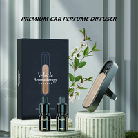 Penyegar Udara Mobil Kayu Premium Logo Kustom Hitam Penyegar Udara Mobil Kustom