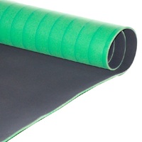 Feuille de caoutchouc néoprène renforcée par fibre tissée à une couche, haute résistance à la traction, SBR EPDM NBR