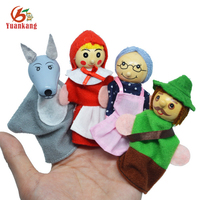Boneka Jari Hiu Profesional Realistis, Alat Peraga Bercerita, Boneka Tangan untuk Teater