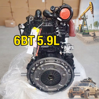 Moteur diesel 6 cylindres 4 temps Cumins neuf d'origine pour camion commercial 6BT 5.9L avec pompe et moteur certifié ISO 9001