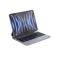 Magic Keyboard untuk Apple iPad Pro 11 12.9 Inch Air 4 5 Tablet Laptop Smart Keyboard Case Cover Magnetic Backlight Touchpad