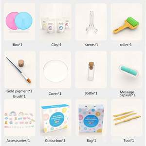 Kit de Arcilla para Huellas de Bebé, Ecológico, para Impresión Manual, para Cumpleaños, Venta al Por Mayor - Product Image 3