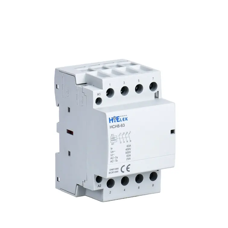 50/60Hz Electric Contactor 2 Open 2 Close 4 pole 40A 63A 3 Phase Contactor for house hotel