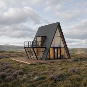 Maison préfabriquée S890 en A-frame pour tourisme périurbain, avec <span class=keywords><strong>division</strong></span> de pièce flexible et module de salle de bain - Product Image 2