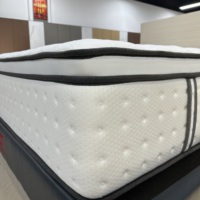 Matelas hybride à ressorts et mousse avec housse matelassée, base de soutien robuste, pour un sommeil confortable, pour l'ameublement domestique et l'exportation