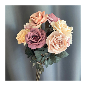 Chất Lượng Cao Đa-Màu Sắc Duy Nhất Ngàn Hai Lớp Tăng Nhân Tạo Hoa Hồng Số Lượng Lớn Cho Trang Trí Đám Cưới Nhà - Product Image 3