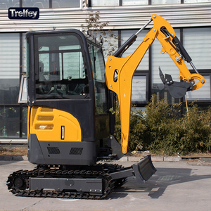Miniexcavadora <span class=keywords><strong>de</strong></span> 1 y 2 Toneladas, Miniexcavadora <span class=keywords><strong>de</strong></span> Orugas, Doble Velocidad <span class=keywords><strong>de</strong></span> Desplazamiento, Capacidad <span class=keywords><strong>de</strong></span> Subida del 58%, Motor Diésel con Certificación CE y EPA para Jardinería - Product Image 6