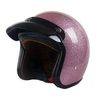 Casque de moto Vintage pour hommes et femmes, Design classique rétro ouvert, léger, certifié DOT pour moto Cruiser