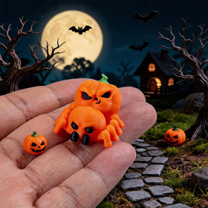 Figuras de Juguete Creativas de Calabaza, Fantasma y Araña Impresas en 3D, Adornos de Paisaje en Miniatura, Oddcraft SC-JR012 12+, Gran Venta - Product Image 3