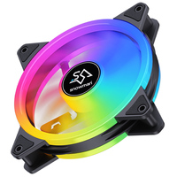 Muñeco de nieve precio barato RGB 120MM caja silenciosa PC 12MM ventilador Pc ventilador de refrigeración ventiladores RGB silenciosos para ordenador Pc