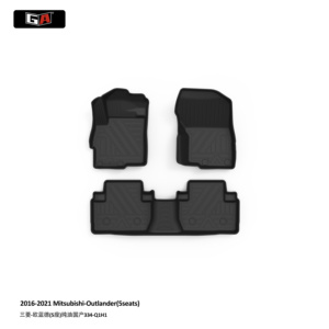แผ่นรองพื้นรถยนต์ GA <span class=keywords><strong>ECO</strong></span> 3D TPE สำหรับรถยนต์มิตซูบิชิ เอาท์แลนเดอร์ ปี 2016-2021 ทำความสะอาดง่าย แผ่นรองพื้นรถยนต์แบบสั่งทำพิเศษ อุปกรณ์ตกแต่งรถยนต์ - Product Image 1