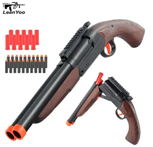 S686 Muschel-Auswurf-Waffe Spielzeug-Schießgewehre weiche Schaumkugeln Pfeile luftgetriebene Muschel-Auswurf-Feder-Shootgun für Kinder