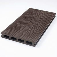 Lantai Dek Komposit WPC PVC Berkualitas Tinggi dengan Tekstur Timbul Dalam (Deep Embossed)