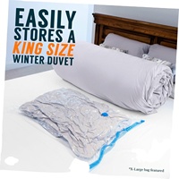 Sacs de rangement sous vide pour vêtements - Robustes, pliables et personnalisables - Pour le voyage - Pour le rangement des vêtements dans la garde-robe et la salle de bain
