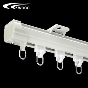 Curtain Rail Curtain <b>Runner</b> Ceiling Wall Mounted Heavy Duty Aluminum Sliding Ceiling S Wave Curtain Track - Product Image 1