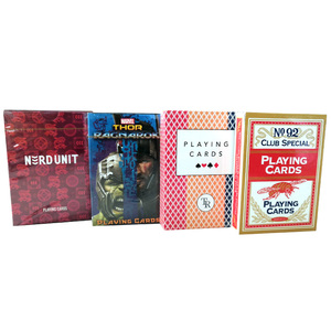 Cartes à jouer personnalisées imprimées recto-verso avec échantillon <span class=keywords><strong>gratuit</strong></span>, logo personnalisé, usage familial - Product Image 5