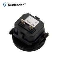 Compteur d'heures mécanique Runleader RL-HM009 Mini 8V-72V DC certifié CE, 99999,9 heures, pour générateurs à moteur diesel/essence