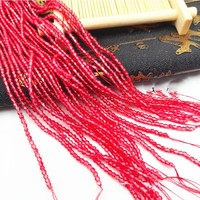 Manik-manik Spinel Kaca Kristal Premium 2/3/4mm dengan Finishing Berkilau dan Bersegi untuk Pembuatan Perhiasan, Kerajinan Tangan DIY, Tersedia dalam Stok Grosir
