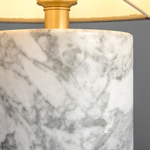 <b>Table</b> <b>Lamp</b> Marble <b>Base</b> Led Light E27 Switch Control For Home Bedroom Desk Decoration - Product Image 2