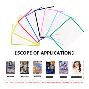 Fundas Protectoras para Tarjetas QY YY, Tamaño Estándar, Transparentes, Suaves, para Tarjetas Coleccionables TCG, Tarjetas Deportivas, Logotipo Personalizado, Venta al por Mayor - Product Image 3