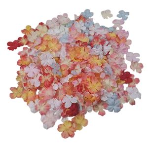 Silk Hydrangea Flower <b>Petals</b> 4.3 Cm Embossed Single Branch For Shoe Decorations - Product Image 2