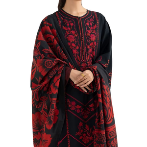 Shalwar Kameez pour femmes, robe pakistanaise formelle en 3 pièces, robe d'été avec dupatta, prête à porter, ethnique - Product Image 1