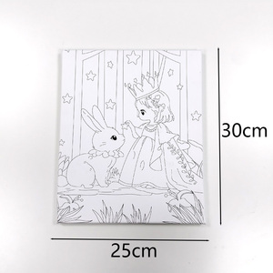 COMMIKI COEM Kit de Pintura en Lienzo Personalizado, Lienzo Estirado y Pinceles para <span class=keywords><strong>Amantes</strong></span> del Arte, Ideal para Decoraciones y Manualidades - Product Image 5