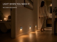 Lumière à détecteur de mouvement, lumière LED rechargeable, éclairage nocturne intérieur, éclairage de couloir, éclairage d'escalier, hôtel, villa LDN0001-22-1