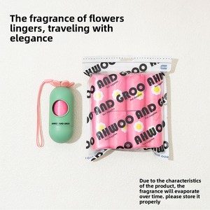Huahua Kit <span class=keywords><strong>de</strong></span> ramassage <span class=keywords><strong>de</strong></span> déjections canines en plastique, portable et épaissi, pour l'extérieur, les voyages et les promenades, avec sac <span class=keywords><strong>de</strong></span> rangement - Product Image 4