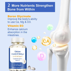 VitaHall OEM ODM Kalsium <span class=keywords><strong>600</strong></span> <span class=keywords><strong>mg</strong></span> dengan Vitamin D3 Suplemen Makanan untuk Mendukung Kesehatan Tulang - Product Image 5