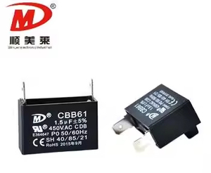 Tùy chỉnh thực hiện bắt đầu chạy <span class=keywords><strong>AC</strong></span> Motor cbb61 250V 450V 6UF tụ cho quạt điện - Product Image 6