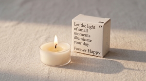 White handmade tea wax <b>small</b> <b>candle</b> aromatherapy atmosphere mini ins wind aromatherapy high-end fragrance scented <b>candle</b> - Product Image 5