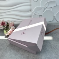 Logo personnalisé chaud rose ondulé Mailer carton papier emballage expédition postale boîte d'expédition pour cosmétique