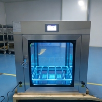 Nouvelle boîte de transfert stérilisation au xénon personnalisée avec filtre HEPA en acier inoxydable 304 pour salle blanche aseptique et interverrouillage