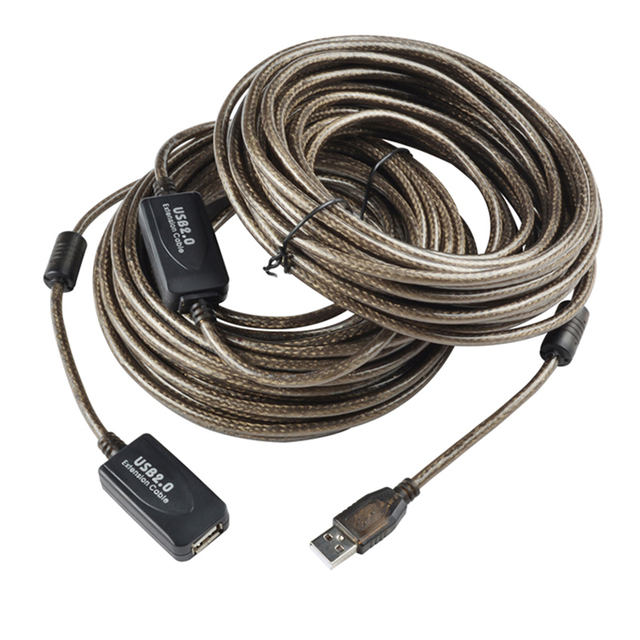 #54021 5M USB 2.0 Extension Cable Male to Female Active Repeater Extension Extender Cable Cord USB Adapter