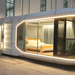 Lüks kapsül oturma odası yatak kapsül küçük ev eko kapsül ile prefabrik açık Modern otel - Product Image 4