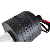 Pistolet à confettis CO2 portable pour DJ avec tuyau d'air de 3 mètres, spécifications UE et US, batterie au lithium rechargeable