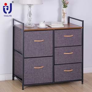 Piazza <span class=keywords><strong>Specchio</strong></span> Comodino Con Cuoio Del Faux Comodini E Cassapanche - Product Image 2