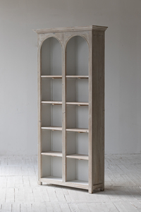 Bibliothèque vintage italienne du milieu du siècle, exceptionnelle, en pin recyclé, avec étagères de présentation, entièrement assemblée pour la maison - Product Image 6