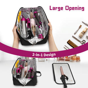 กระเป๋าจัดระเบียบอุปกรณ์ทำผม ReIaveI 2 in 1 สำหรับที่หนีบผมตรง ที่ม้วนผม อุปกรณ์พกพาสำหรับการเดินทางสำหรับผู้หญิง - Product Image 2