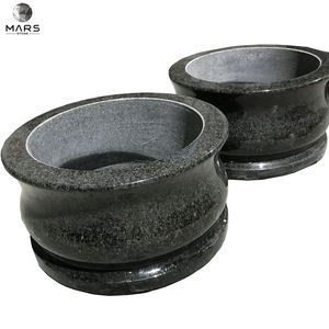 Personalized Cemetery Memorial Granite <strong>Flower</strong> <strong>Pots</strong> Vases <strong>for</strong> <strong>Graves</strong> - Product Image 1