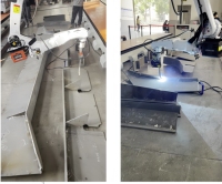 Robot de Soldadura Automático con Estación de Trabajo Inteligente y Seguimiento de la Línea de Soldadura